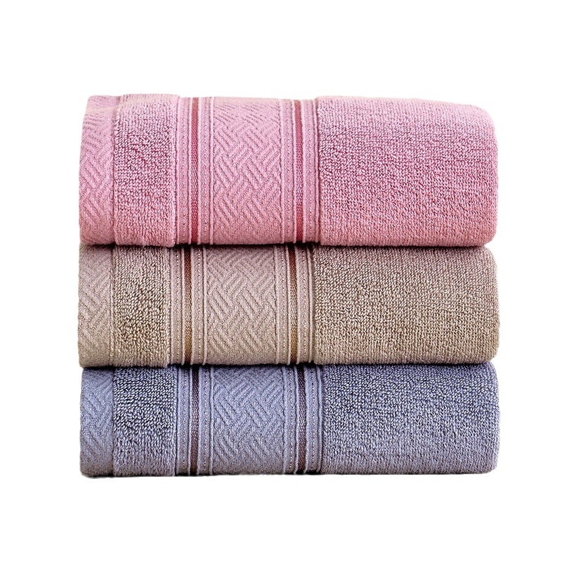 100% pamut fürdőtörölköző, férfiaknak, 150 g, 32s fonal, jacquard és sík szövés