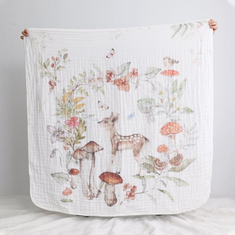 Harte újszülött fürdőtörölköző, pamut, ideális nyárra–tavaszra–őszre, állat- és rajzfilm minta