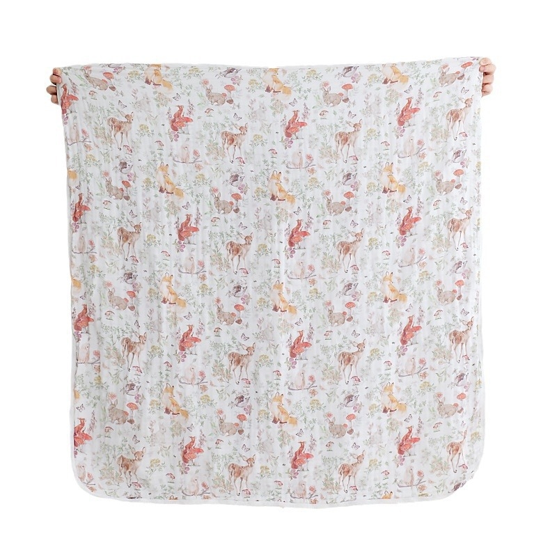 Harte újszülött fürdőtörölköző, pamut, ideális nyárra–tavaszra–őszre, állat- és rajzfilm minta