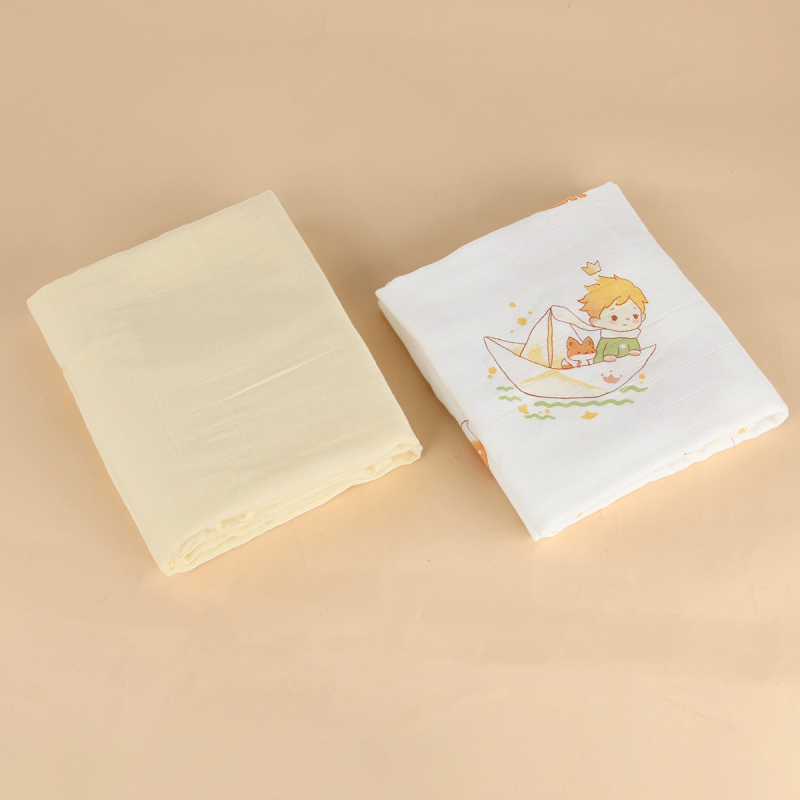 Wrap od bambusovih vlakana za novorođenčad, crtani motiv životinja, pogodno za proljeće, ljeto i jesen