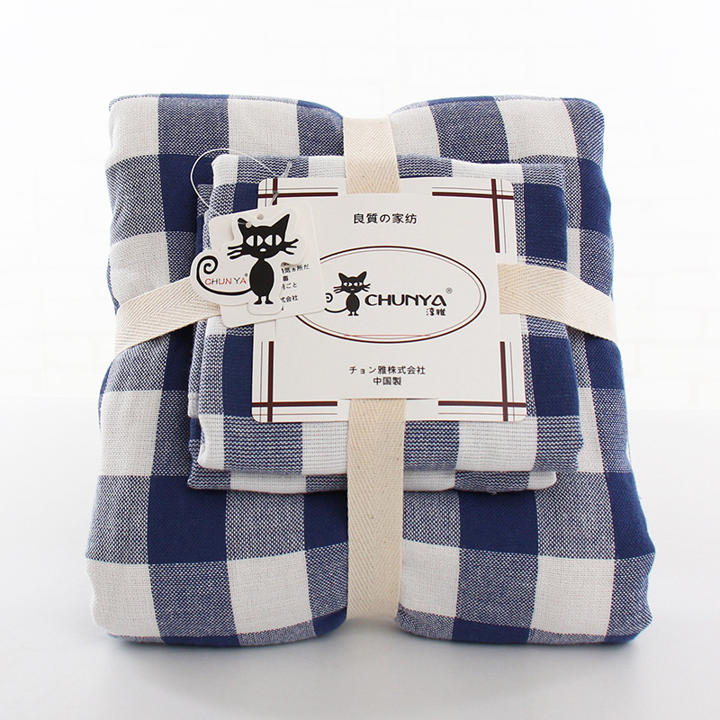 Jaapani stiilis puuvillaste rätikute komplekt karbis (3 tk), Jacquard kudumine, 550 GSM, logoga kohandamine