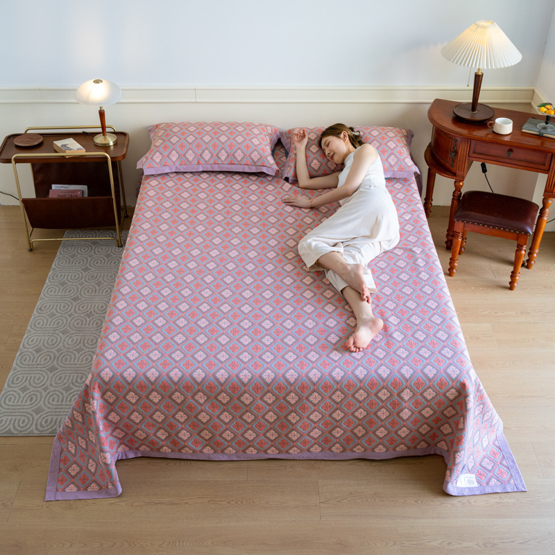 Kokvilnas trīslāņu dvieļa sega, 1,5–2,0 kg, visu sezonu, neoklasiskais stils