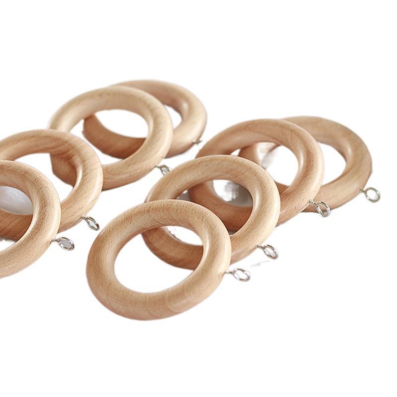 Bukovo drvo prsten za zavjese – moderno minimalistički stil, prilagodljivo od Xin Yu Wood Art