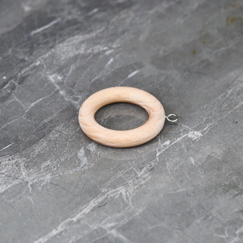 Bukovo drvo prsten za zavjese – moderno minimalistički stil, prilagodljivo od Xin Yu Wood Art
