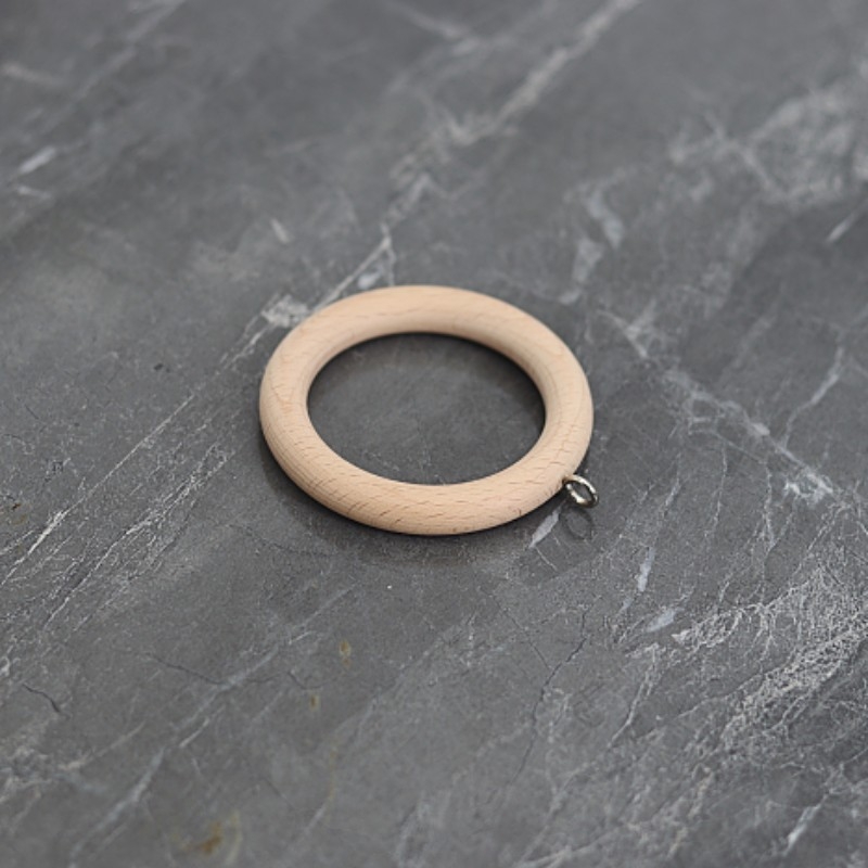 Bukovo drvo prsten za zavjese – moderno minimalistički stil, prilagodljivo od Xin Yu Wood Art