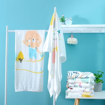 Bērnu sega no bambusa šķiedras, viegla un elpojoša, pavasaris un vasara, 200–300 g, iespējama personalizācija, karikatūras stils, piemērots zīdaiņiem un bērniem līdz 3 gadu vecumam