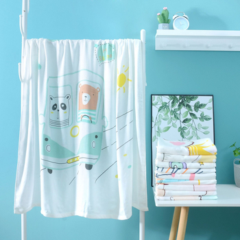 Bērnu sega no bambusa šķiedras, viegla un elpojoša, pavasaris un vasara, 200–300 g, iespējama personalizācija, karikatūras stils, piemērots zīdaiņiem un bērniem līdz 3 gadu vecumam