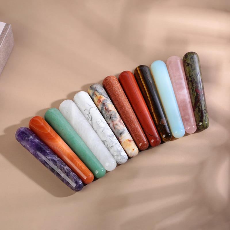 Sailian jade näomassaaži kepp – kristalliga geomeetriline massaaž, hiina stiil