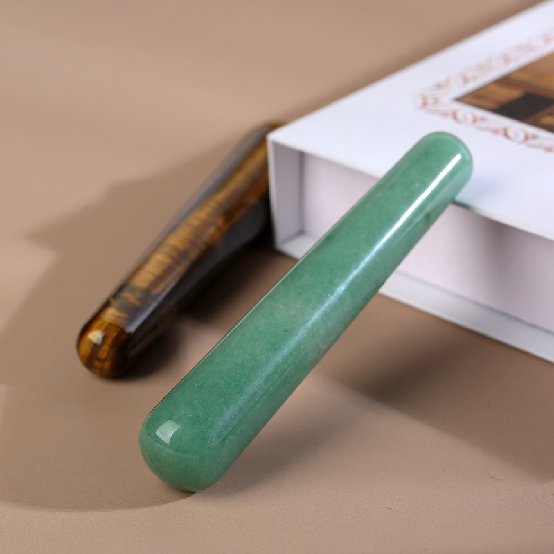 Sailian jade näomassaaži kepp – kristalliga geomeetriline massaaž, hiina stiil