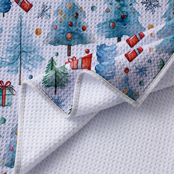 Vafles mikrošķiedras virtuves dvielis, 80–100 g, pavedienu skaits 32, roku dvielis