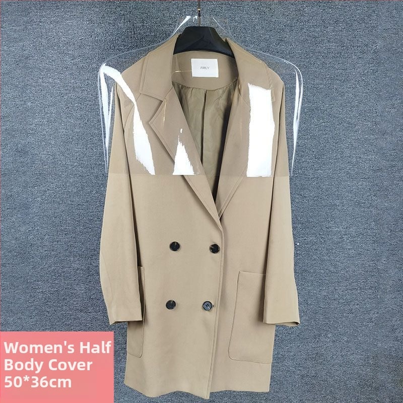 Plastmasas apģērbu putekļu aizsargs, vienkāršs mūsdienīgs stils, putekļu aizsardzība (Produkta numurs 1001281801)