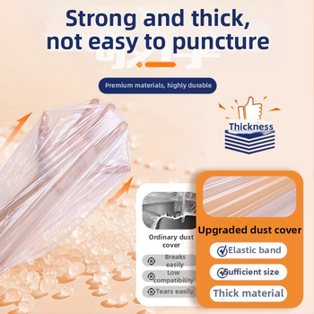 Vienreizējais putekļu aizsargs mājas ierīcēm, caurspīdīgs plastmasas vāciņš, piemērots rīsu vārājamai iekārtai, katlam un mikroviļņu krāsnij