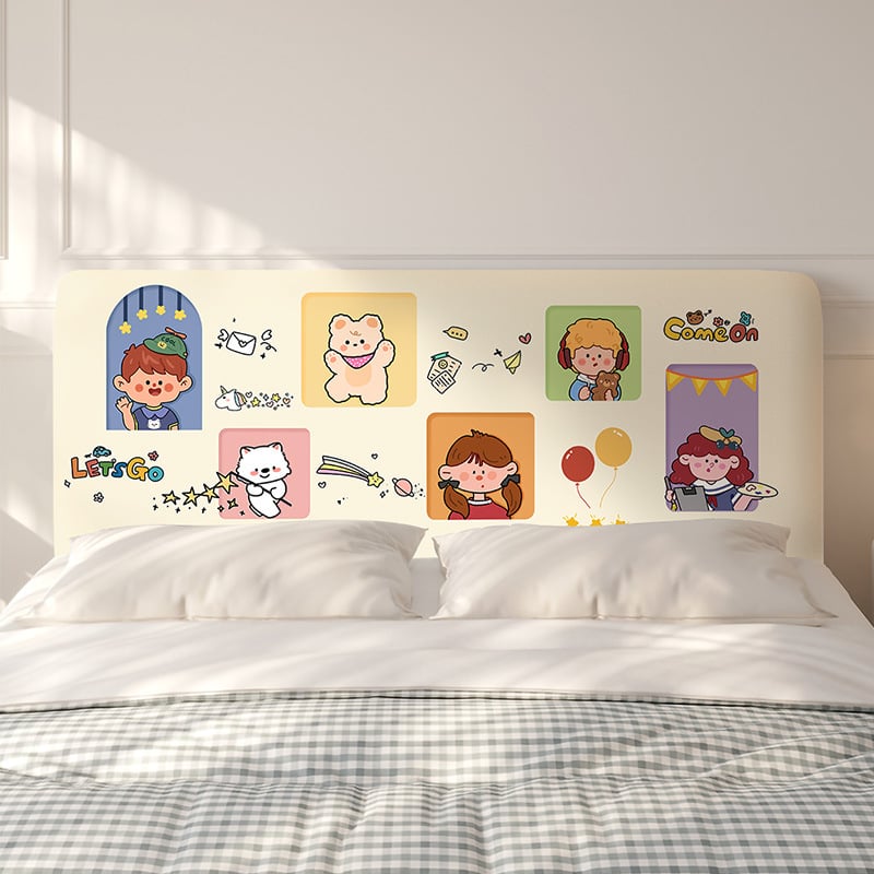 Vianna Cartoon navlaka za ploču kreveta – univerzalno potpuno pokriće, poliester CTZ4076