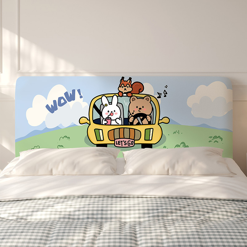 Vianna Cartoon navlaka za ploču kreveta – univerzalno potpuno pokriće, poliester CTZ4076