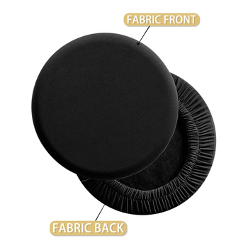 Kerek taburetta huzat – tej-selyem anyag, vízálló, porálló, dekoratív, egyszínű stílus