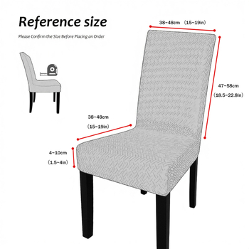 Irodai szék huzat – poliészter; vízálló; csúszásmentes; kopásálló; porálló; téglalap alakú; modern minimalistus stílus; geometriai mintázat