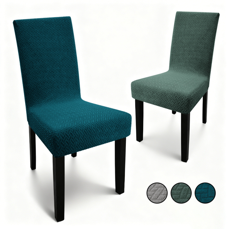 Irodai szék huzat – poliészter; vízálló; csúszásmentes; kopásálló; porálló; téglalap alakú; modern minimalistus stílus; geometriai mintázat