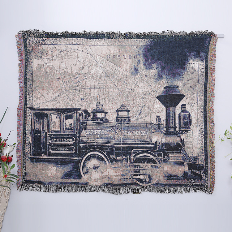 Pamut falikép gobelén nappali és hálószobai használatra, téglalap alakú, gépi szövésű, géppel mosható