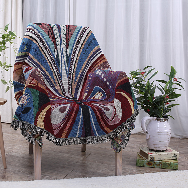 Pamut falikép gobelén nappali és hálószobai használatra, téglalap alakú, gépi szövésű, géppel mosható