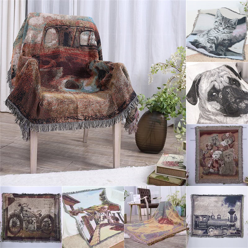 Pamut falikép gobelén nappali és hálószobai használatra, téglalap alakú, gépi szövésű, géppel mosható