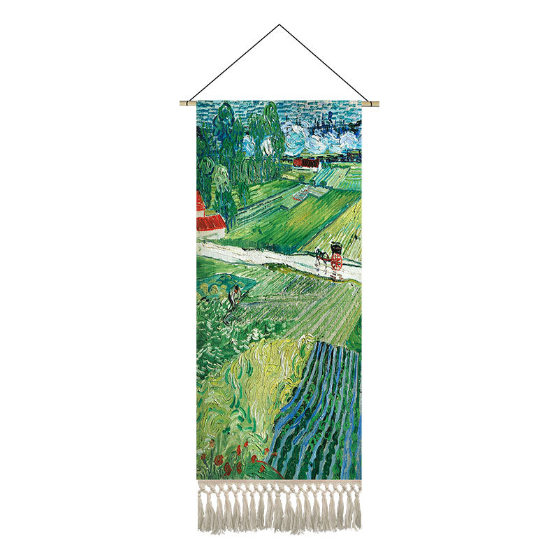 Tapiserija s motivom Van Gogha, uljna slika na poliesteru, dekorativno platno za zid spavaće sobe i dnevnog boravka