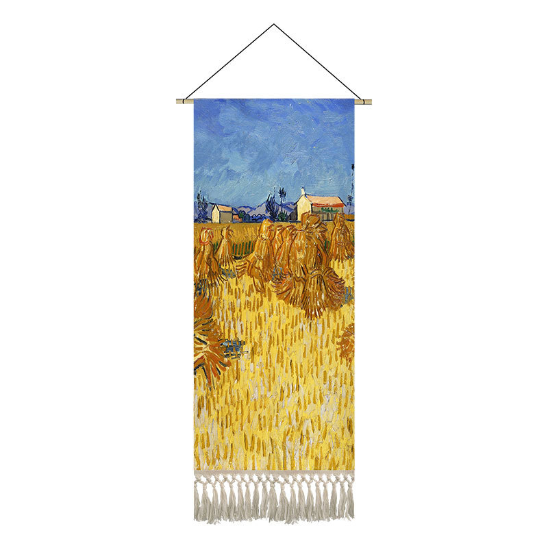 Tapiserija s motivom Van Gogha, uljna slika na poliesteru, dekorativno platno za zid spavaće sobe i dnevnog boravka