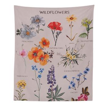 ROUNCO gobelén – poliészter, téglalap alakú, táj mintás falidísz, gépi szövés, mosható