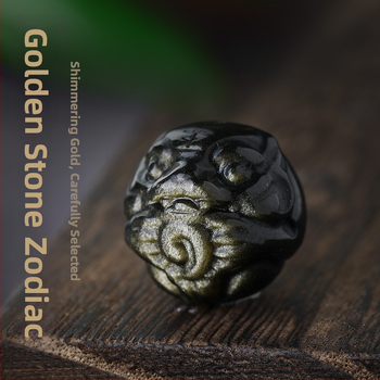 Zodiakide obsidiaanist käevõru helmestega DIY – vabad helmed, käsitöö, kõrgekvaliteediline vanaaegne stiil