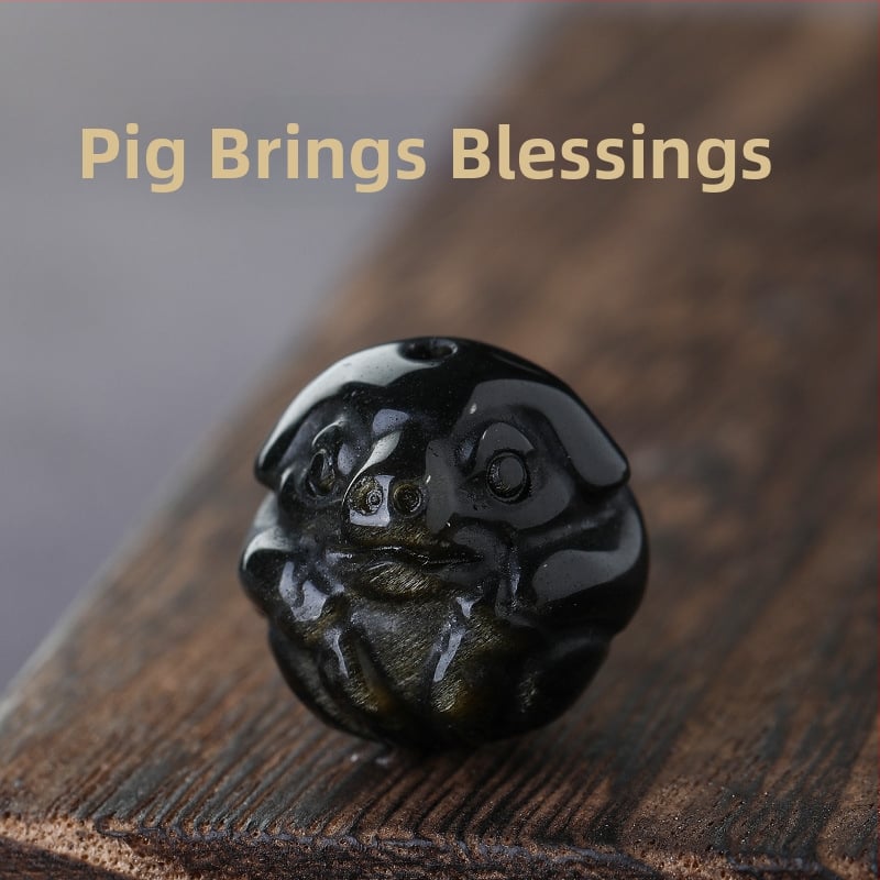 Zodiakide obsidiaanist käevõru helmestega DIY – vabad helmed, käsitöö, kõrgekvaliteediline vanaaegne stiil