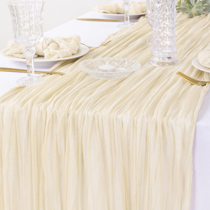 Bohemi stílusú asztali dekoráció – zászló, 100% poliészter, egyszínű minta, Bali ihletésű, alkalmas nappalira, hálószobára, kültérre és éttermekbe