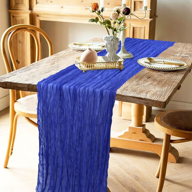 Bohemi stílusú asztali dekoráció – zászló, 100% poliészter, egyszínű minta, Bali ihletésű, alkalmas nappalira, hálószobára, kültérre és éttermekbe