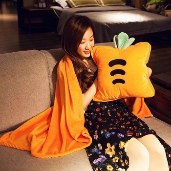 Jastuk i deka za dvostruku upotrebu s plišanim navlakom i PP-punjenjem, sklopivi kauč jastuk za uredski odmor