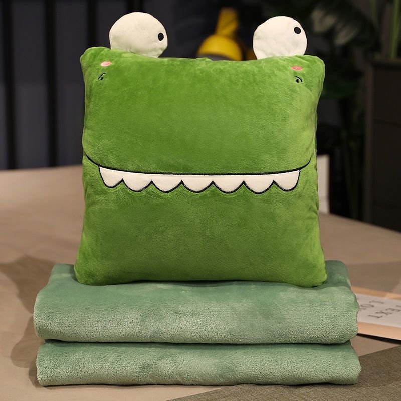 Jastuk i deka za dvostruku upotrebu s plišanim navlakom i PP-punjenjem, sklopivi kauč jastuk za uredski odmor