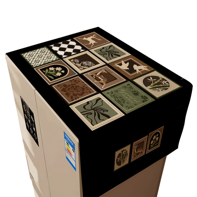 Viduslaiku stilā veidots ierīču pārsegs, poliestera šķiedra, piemērots ledusskapim un veļas mazgājamai, dzīvojamajam istabai un restorāniem