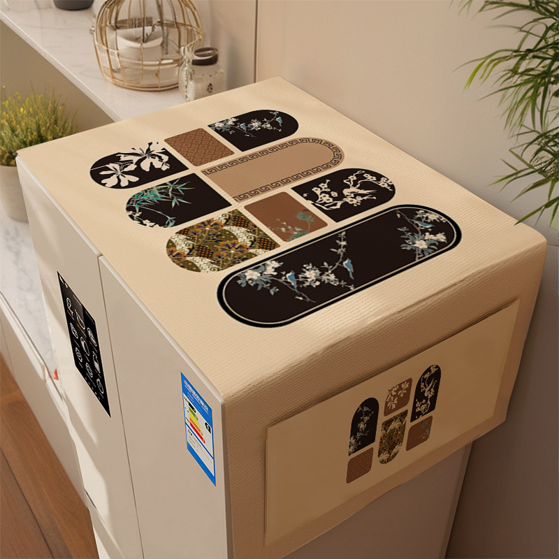 Viduslaiku stilā veidots ierīču pārsegs, poliestera šķiedra, piemērots ledusskapim un veļas mazgājamai, dzīvojamajam istabai un restorāniem