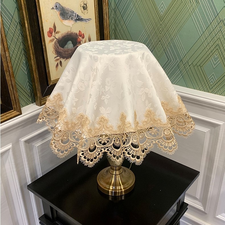 Putekļu vāks mājas elektronikai – apaļš auduma vāks, universāls dzīvojamajam istabai, Changli