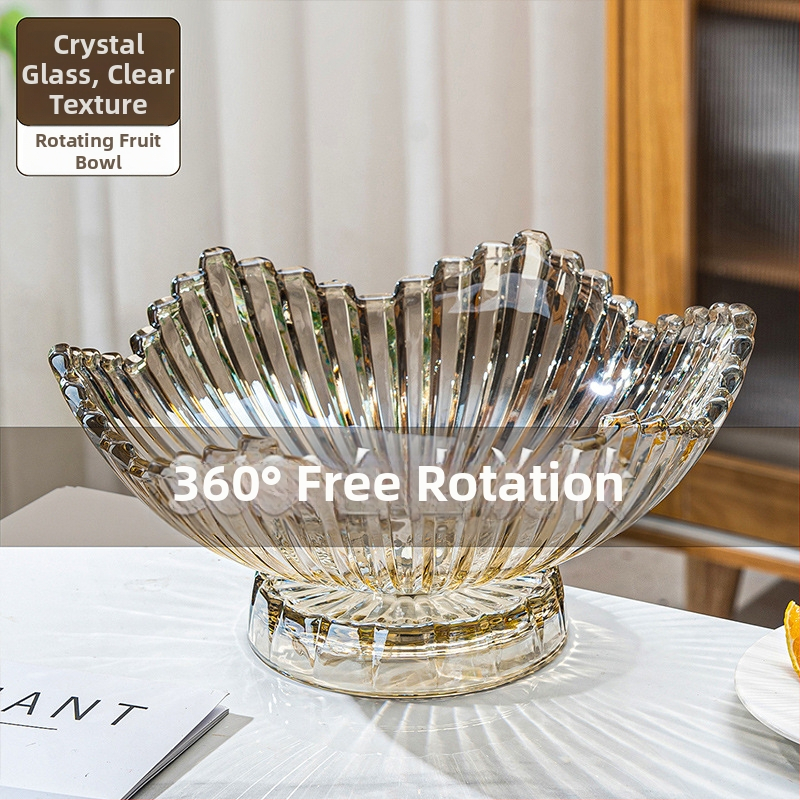 Πιατέλα φρούτων από γυαλί, μάρκα Flowers bloom in the moonlight, λανσαρίστηκε το 2025, προϊόν πρώτης κατηγορίας.