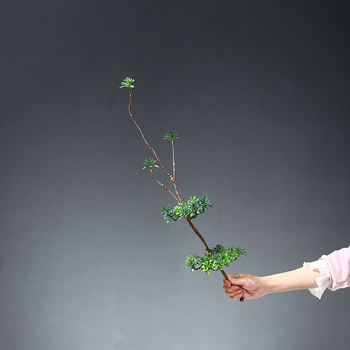 Tehislik männipu bukett elutoa sisustuseks — pehme PVC materjal; variant 1327355784; sobib pulmadele, fotorekviziitidele, kodu kujundamiseks.