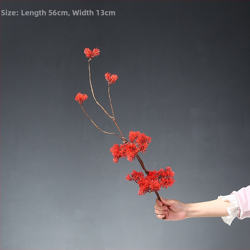 Tehislik männipu bukett elutoa sisustuseks — pehme PVC materjal; variant 1327355784; sobib pulmadele, fotorekviziitidele, kodu kujundamiseks.