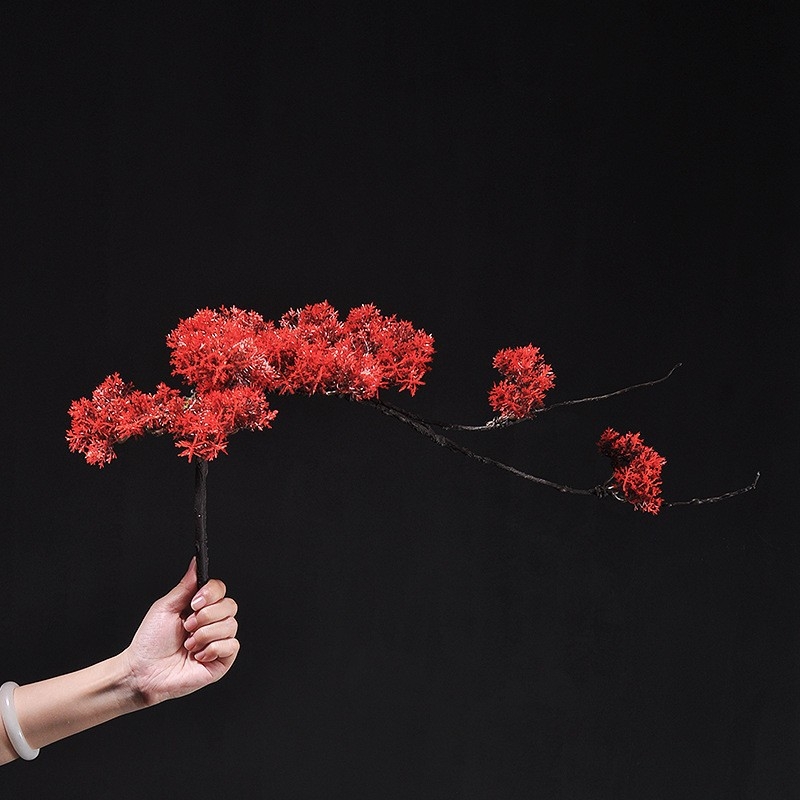 Tehislik männipu bukett elutoa sisustuseks — pehme PVC materjal; variant 1327355784; sobib pulmadele, fotorekviziitidele, kodu kujundamiseks.