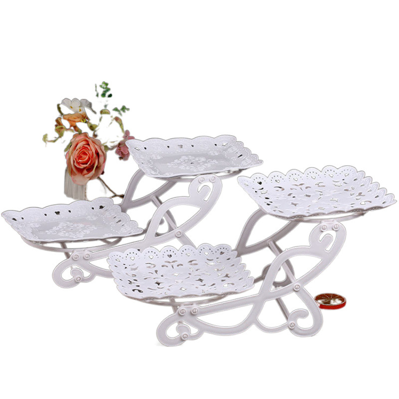 Ράφι επίδειξης γλυκών, ευρωπαϊκού στυλ, πτυσσόμενη πιατέλα φρούτων και γλυκών, Premium ποιότητα, κυκλοφόρησε το 2023, μοντέρνο μινιμαλιστικό στυλ, νέο κινέζικο στυλ