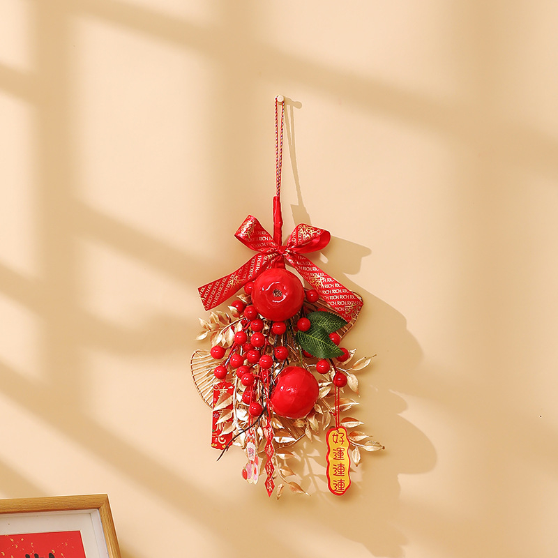 Ukselinke käepideme jaoks mõeldud langev dekoratsioon, millel on Fu sümbol ja Madude aasta, Kevadfestivalile; PP kotis pakendatud; materjal: Muu; bränd: Happy xiaoer