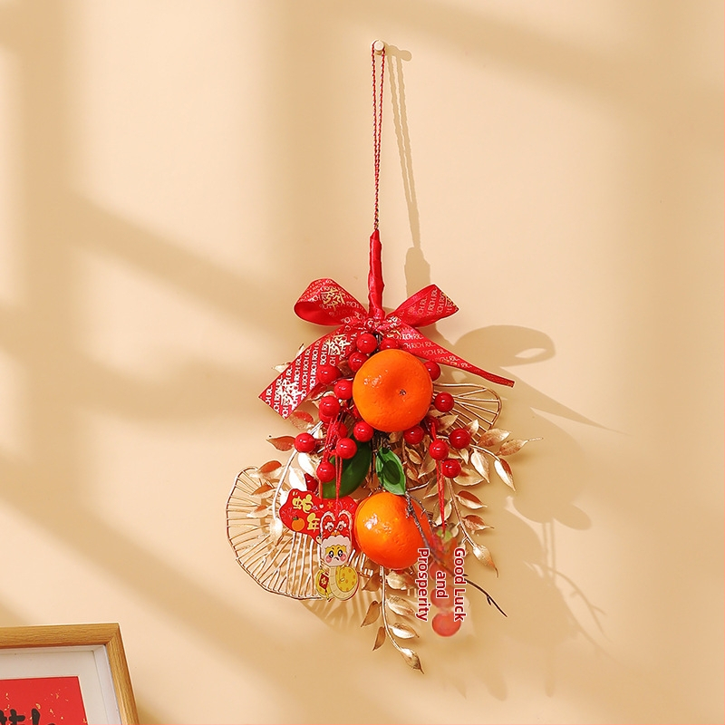 Ukselinke käepideme jaoks mõeldud langev dekoratsioon, millel on Fu sümbol ja Madude aasta, Kevadfestivalile; PP kotis pakendatud; materjal: Muu; bränd: Happy xiaoer