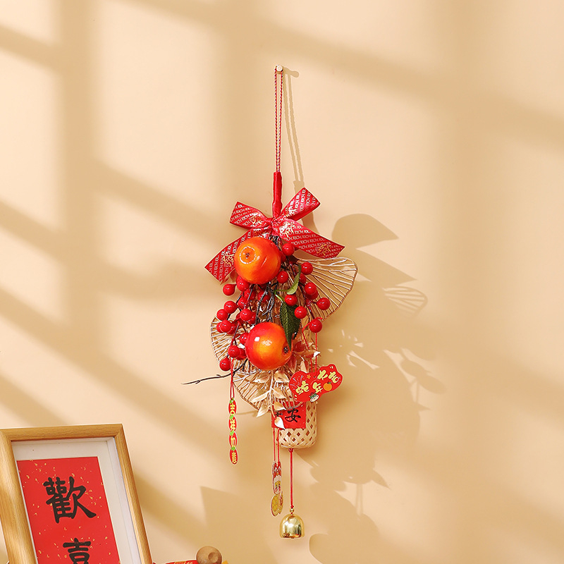 Ukselinke käepideme jaoks mõeldud langev dekoratsioon, millel on Fu sümbol ja Madude aasta, Kevadfestivalile; PP kotis pakendatud; materjal: Muu; bränd: Happy xiaoer