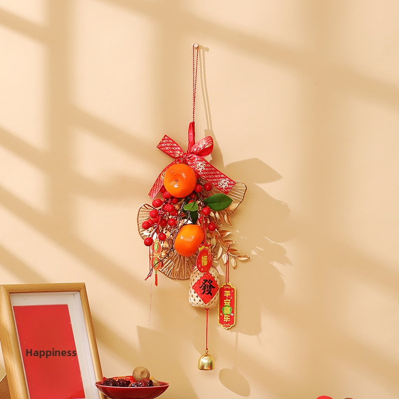 Ukselinke käepideme jaoks mõeldud langev dekoratsioon, millel on Fu sümbol ja Madude aasta, Kevadfestivalile; PP kotis pakendatud; materjal: Muu; bränd: Happy xiaoer