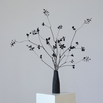 Zīda ziedu zari, vintage-wabi-sabi stilā ar rudens augļu izskatu, viens zars, šķirne 19037921829, mājas dekorācijai un fotogrāfiju rekvizītiem