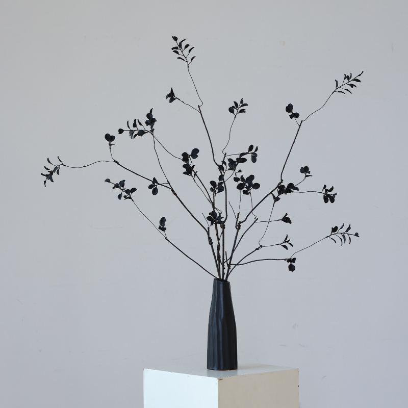 Zīda ziedu zari, vintage-wabi-sabi stilā ar rudens augļu izskatu, viens zars, šķirne 19037921829, mājas dekorācijai un fotogrāfiju rekvizītiem