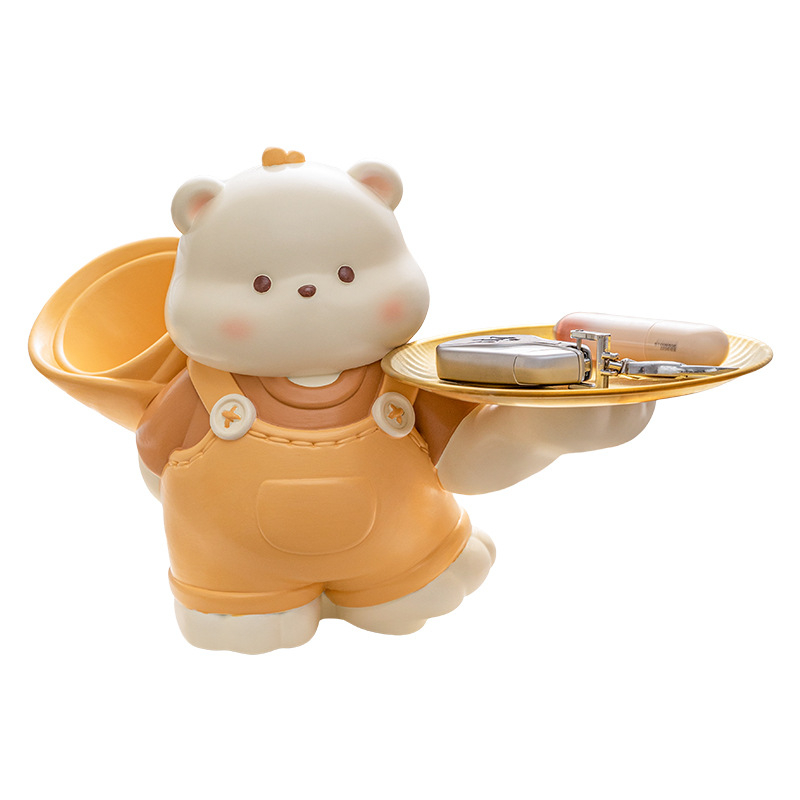 Vaigust sissekäigu ornament karu motiiviga – sissekäigu dekoratsioon, vaigukäsitöö