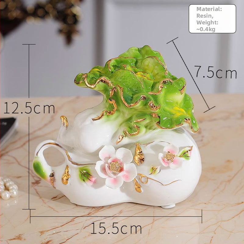 Kapsa kujutisega keraamiline dekoratsioon - lihtne, kaasaegne keraamika kodu dekooride jaoks ja kontori lauale - ideaalne sünnipäevakingituseks ja ärikingitusteks