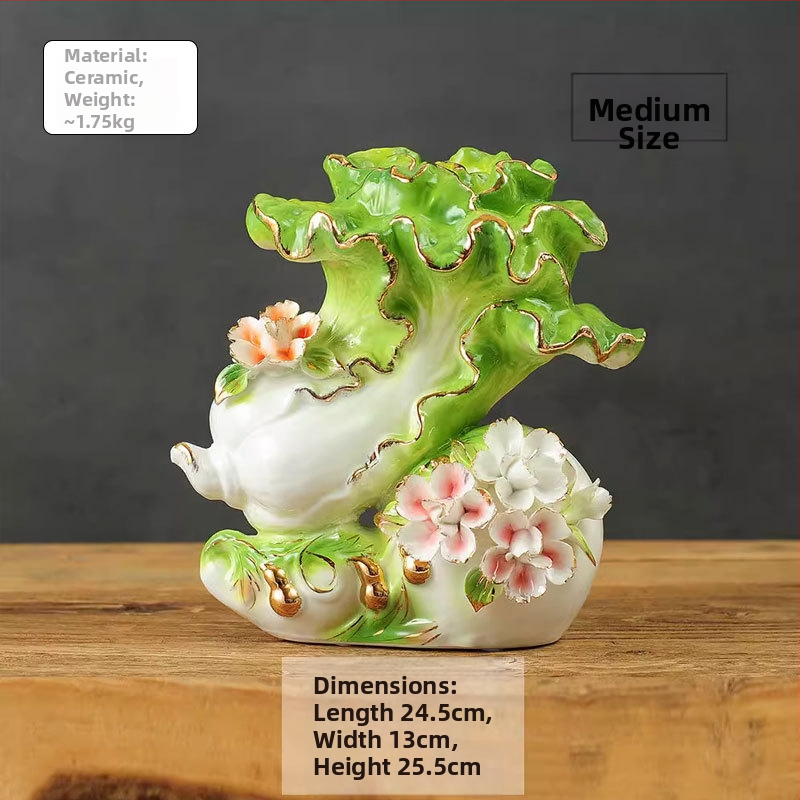 Kapsa kujutisega keraamiline dekoratsioon - lihtne, kaasaegne keraamika kodu dekooride jaoks ja kontori lauale - ideaalne sünnipäevakingituseks ja ärikingitusteks